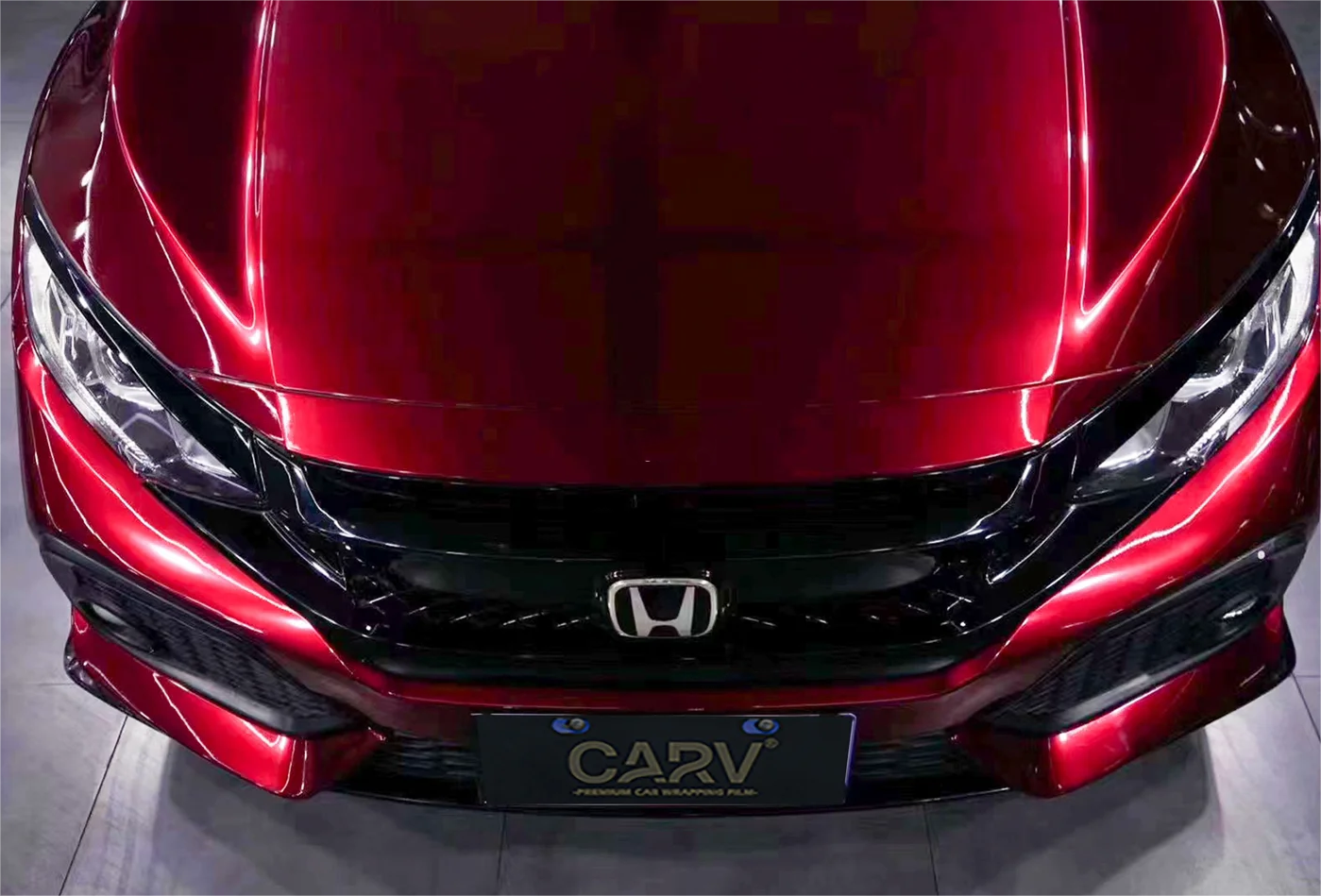 Glossy Liquid Dragon Red Vinyl Car Wrap K-1307 review Pliajifft