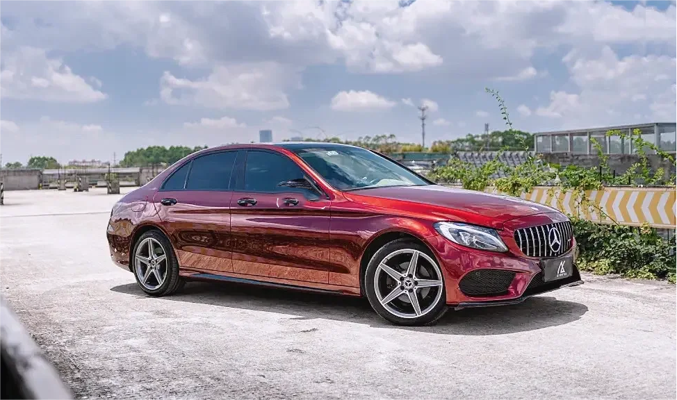 Glossy Liquid Dragon Red Vinyl Car Wrap K-1307 review Vackson