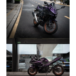 Glossy Midnight Purple Vinyl Car Wrap K-2114 review Steve