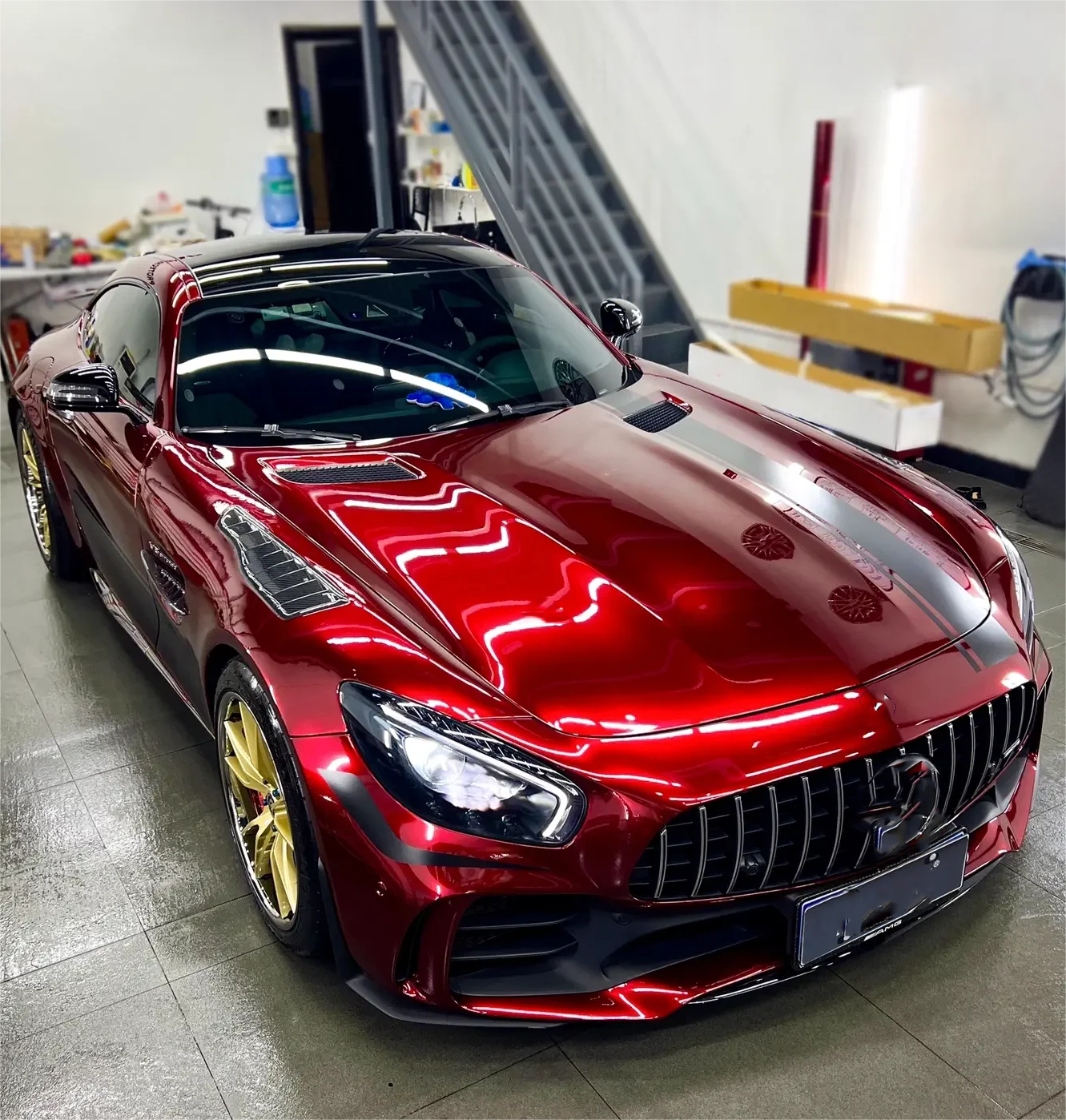 Glossy Metal Soul Red Vinyl Car Wrap K-3029 review Bijhhjsg