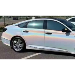 Glossy Diamond Gold White Vinyl Car Wrap K-4020 review Kaschio