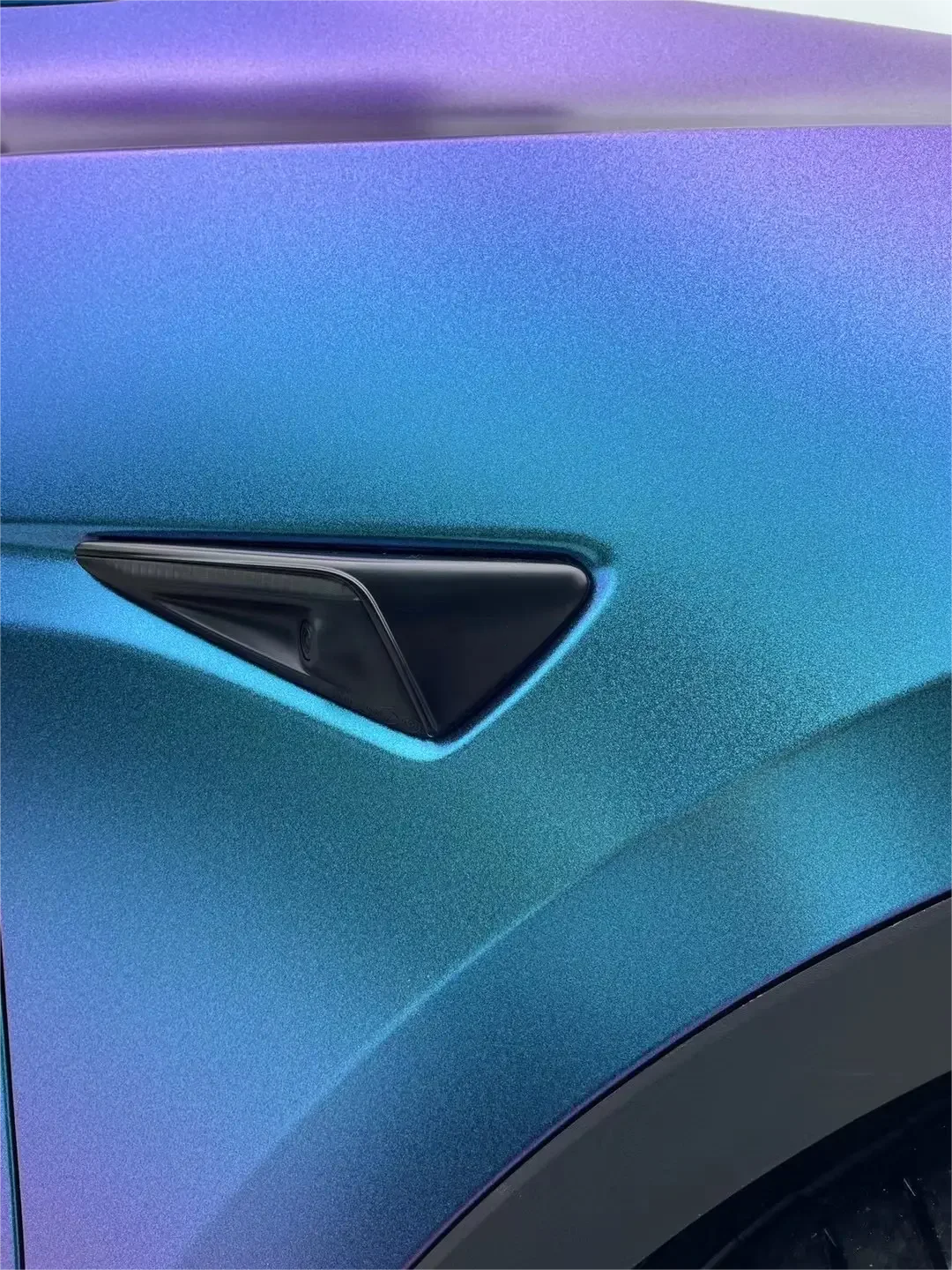 Glossy Diamond Purple Blue Vinyl Car Wrap K-4016 review KIttly