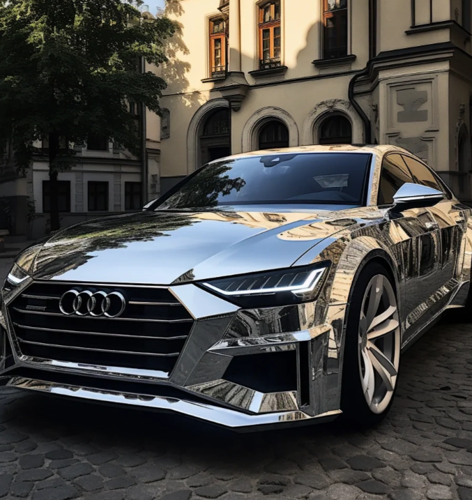 Glossy Liquid Silver Vinyl Car Wrap K-1306 review Fpp Tpp