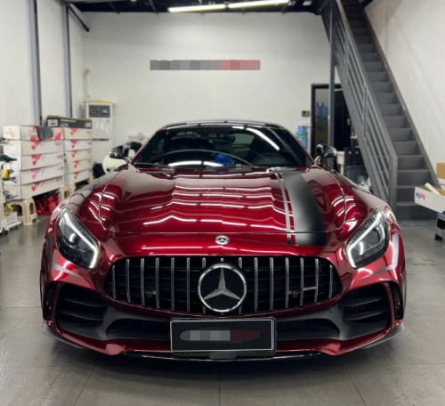 Glossy Liquid Dragon Red Vinyl Car Wrap K-1307 review Boo Dpp