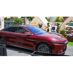 Glossy Liquid Dragon Red Vinyl Car Wrap K-1307 review Qoo Eee