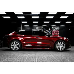 Glossy Liquid Dragon Red Vinyl Car Wrap K-1307 review Francle  Jason