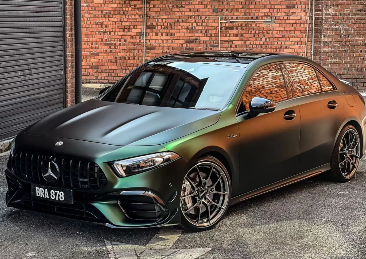 Matte Chrome Venom Green Vinyl Car Wrap K-1211 review Rachel Friyh