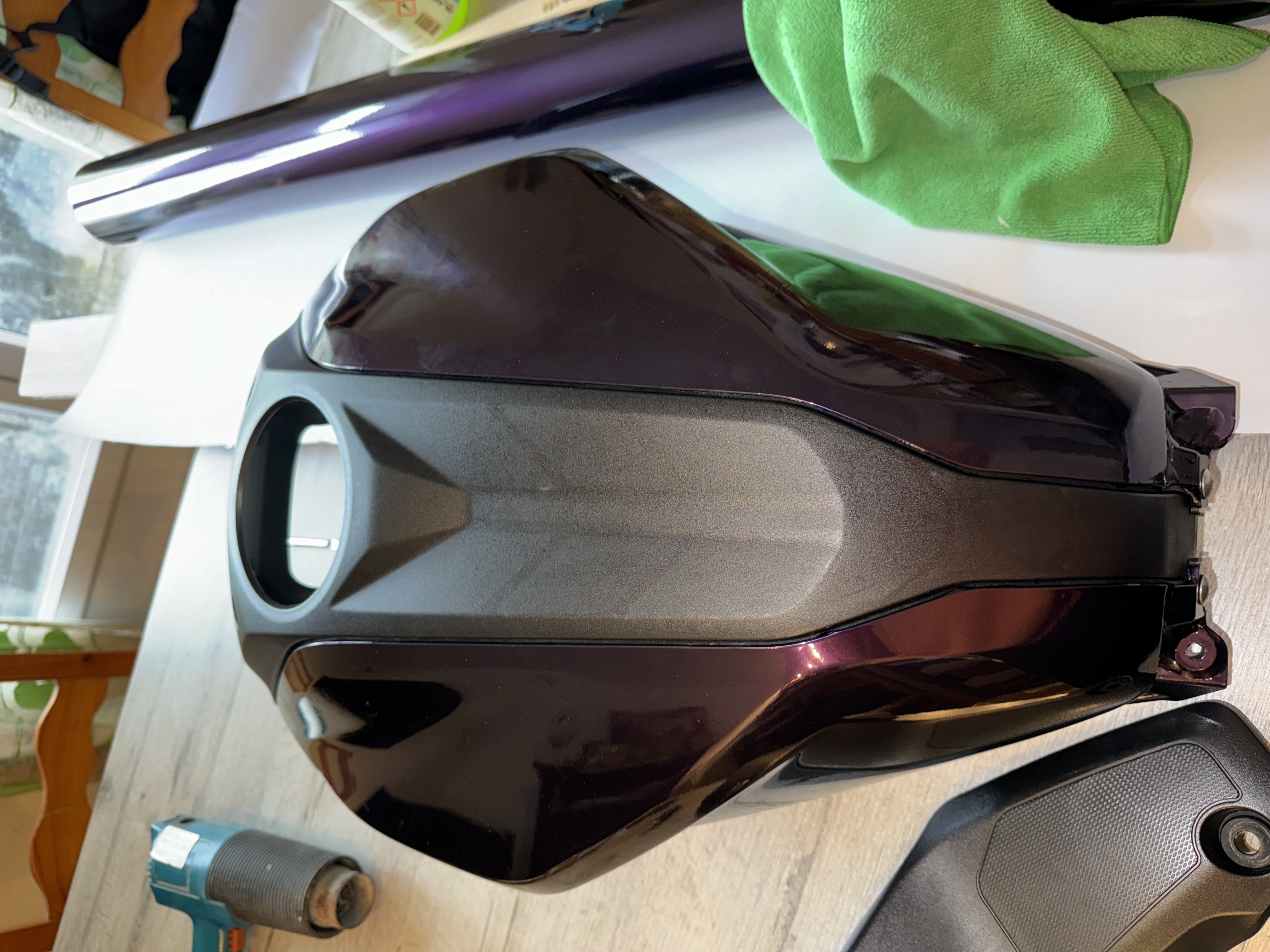 Glossy Midnight Purple Vinyl Car Wrap K-2114 review Derbomez 03