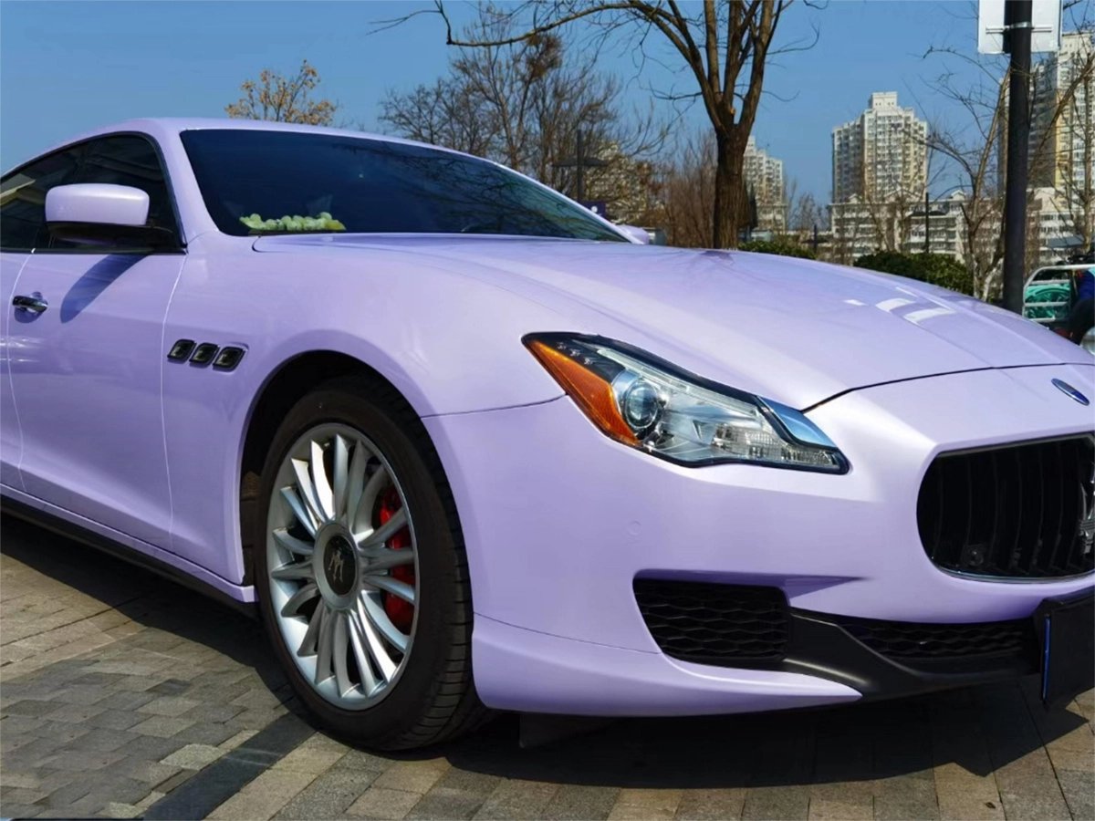 Kakawrap Ultra-Matte Liquid Violet Vinyl Car Wrap K-1009 | Maserati