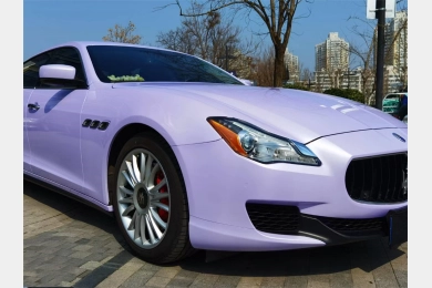 Kakawrap Ultra-Matte Liquid Violet Vinyl Car Wrap K-1009 | Maserati