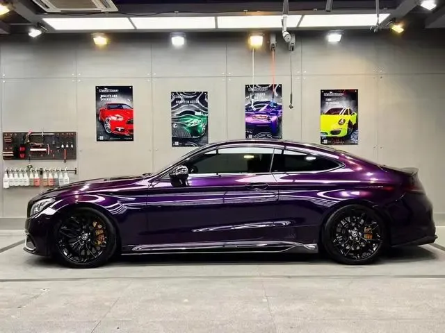 Kakawrap Midnight Purple Vinyl Car Wrap K-2114 | Mercedes - GT 2