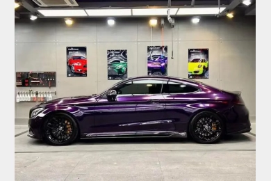 Kakawrap Midnight Purple Vinyl Car Wrap K-2114 | Mercedes - GT 2