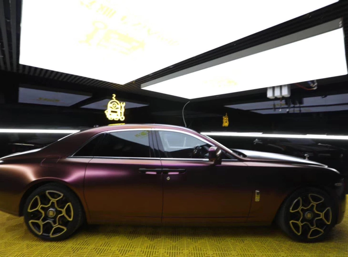 Kakawrap Matte Diamond Night Brown Red Vinyl Car Wrap K-4005 | Rolls-Royce: Ghost