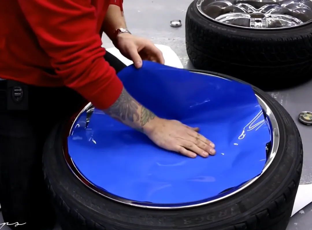 How To Wrap Car Wheel Faces 