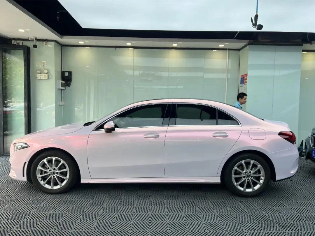 Glossy Flower Yue Fen Vinyl Car Wrap K-1101 Case