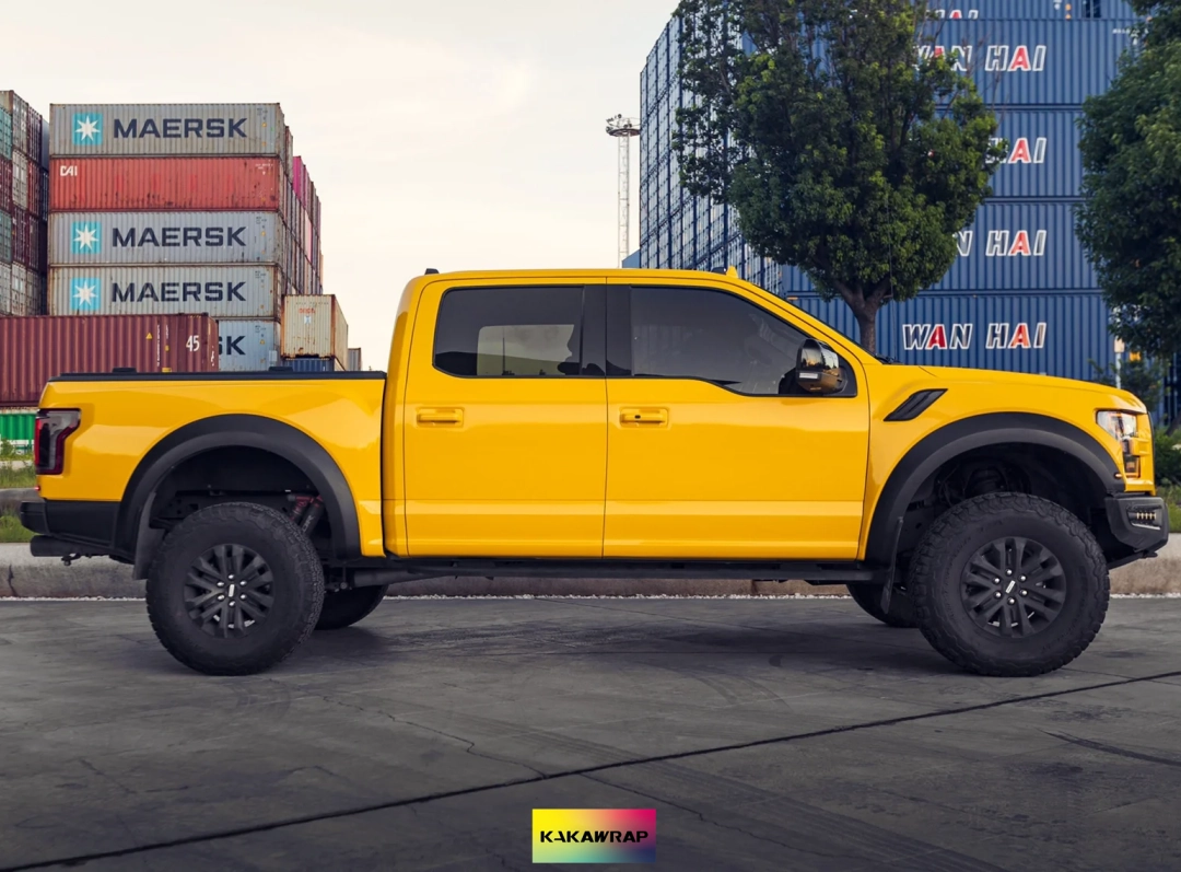 Ford F150 Raptor |  Sunflower Yellow
