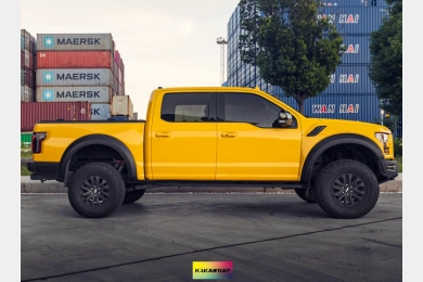 Ford F150 Raptor |  Sunflower Yellow