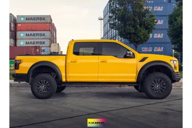 Ford F150 Raptor |  Sunflower Yellow