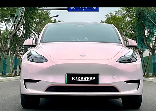  Glossy Flower  Yue FenVinyl Car Wrap K-1101 | Tesla model Y