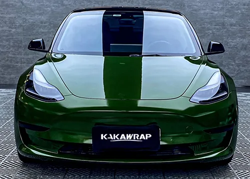  Glossy Sonoma Green Vinyl Car Wrap K-6016