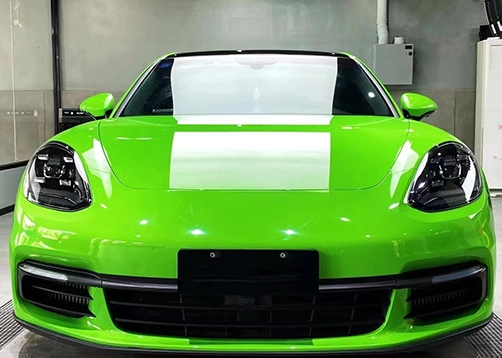 Glossy Viper Green Vinyl Car Wrap