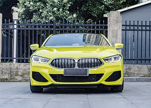  Glossy ST.Paulo Yellow Vinyl Car Wrap K-1124