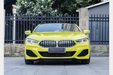  Glossy ST.Paulo Yellow Vinyl Car Wrap K-1124
