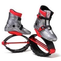 GEN1 Kangoo jumping shoes for kids Unisex Bounce Fitness Sports Stilts Rebound hopping Footwear Anti-Gravity Gym Boots Running Shoes Red+Silver