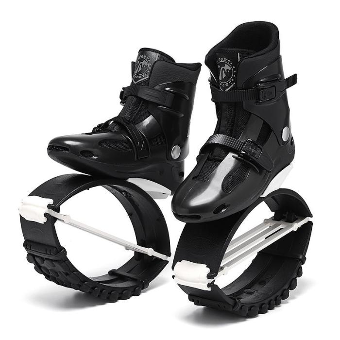 GEN1 Kangoo jumping shoes for kids Unisex Bounce Fitness Sports Stilts Rebound hopping Footwear Anti-Gravity Gym Boots Running Shoes BLACK