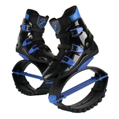 GEN1 Kangoo jumping shoes for kids Unisex Bounce Fitness Sports Stilts Rebound hopping Footwear Anti-Gravity Gym Boots Running Shoes BLUE