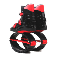 GEN1 Kangoo jumping shoes for kids Unisex Bounce Fitness Sports Stilts Rebound hopping Footwear Anti-Gravity Gym Boots Running Shoes RED+BLACK