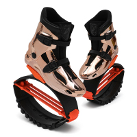 SYJ3-D High Quality Kangaroo Jumping Boots Private Custom Color Gym Adults Rebound Stilts Jump Shoes Indoor Fitness Bounce Boots golden