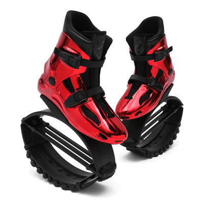 SYJ3-D High Quality Kangaroo Jumping Boots Private Custom Color Gym Adults Rebound Stilts Jump Shoes Indoor Fitness Bounce Boots red