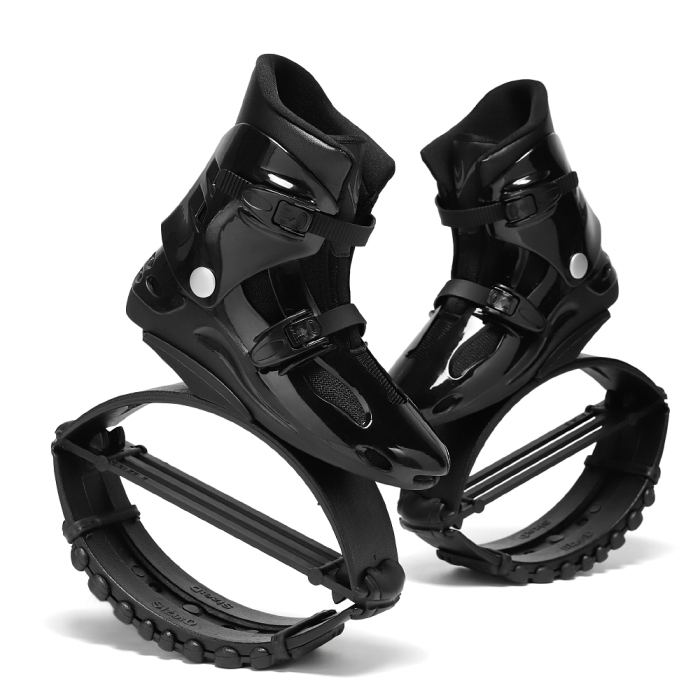 SYJ3 Hot Products New Bouncing Shoes Anti-Gravity Bounce Boots Indoor Fitness Kangaroo Jump Shoes Running Rebound Stilts Sport Shoe ALL BLACK