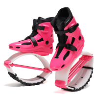 SYJ3 Hot Products New Bouncing Shoes Anti-Gravity Bounce Boots Indoor Fitness Kangaroo Jump Shoes Running Rebound Stilts Sport Shoe PINK