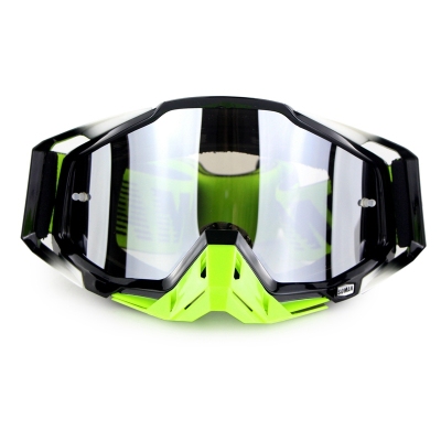 Goggles&Glasses-SOMAN motorcycle riding off-road goggles SM11  Black silver