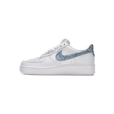 BMLin Air Force 1 Low &#39;07 Essential White Worn Blue Paisley (W),DH4406-100