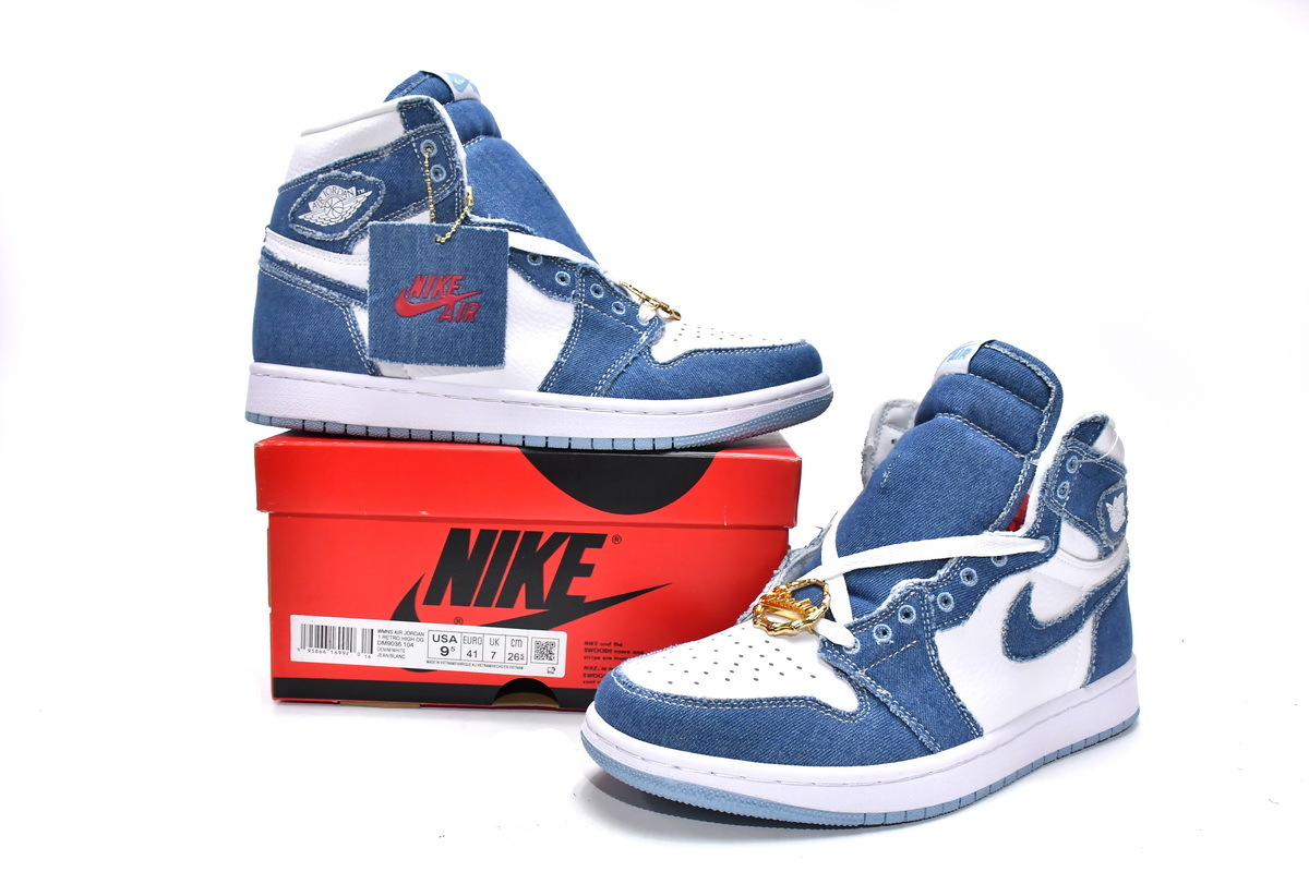 BMLin Jordan 1 High OG Denim DM9036-104