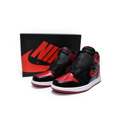 BMlin Jordan 1 Retro High OG Bred Patent , 555088-063 02