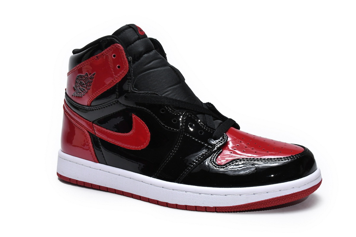 BMlin Jordan 1 Retro High OG Bred Patent , 555088-063