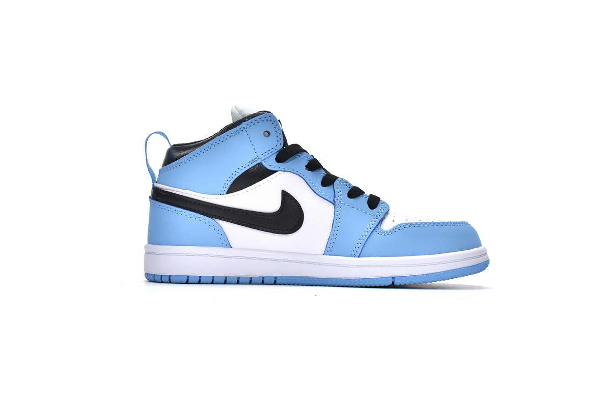 Jordan 1 kids shoesJordan 1 Mid PS University Blue,575441-134