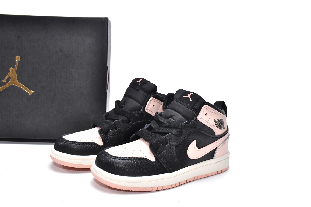 Jordan 1 kids shoes |Jordan 1 Mid PS Crimson Tint,575441-081