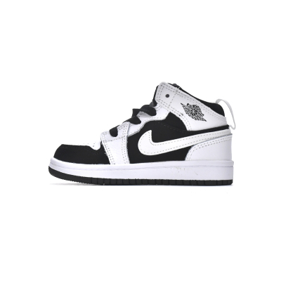 Jordan 1 kids shoes |Jordan 1 Mid PS Tuxedo,640734-113 01
