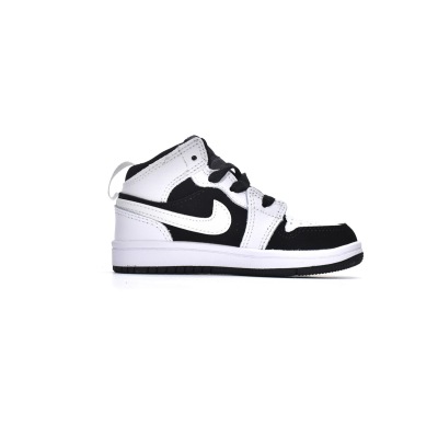 Jordan 1 kids shoes |Jordan 1 Mid PS Tuxedo,640734-113 02