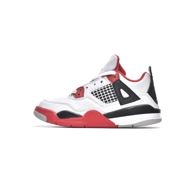 Jordan kids shoesAir Jordan 4 Retro PS Fire Red,BQ7669-160 01