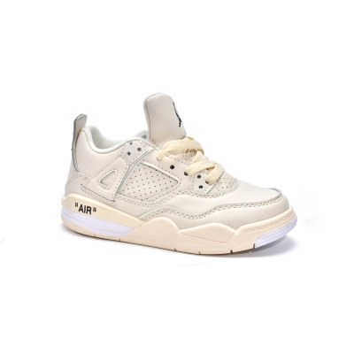Jordan kids shoesAir Jordan 4 Retro PS Sail,CV9388-100 02