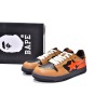 LJR A Bathing Ape Bape Sk8 Sta Low Black Brown Red,1G70-109-0016