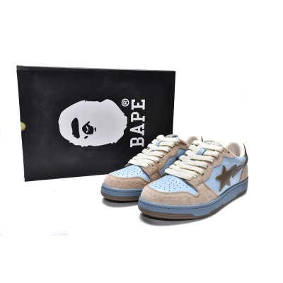 LJR A Bathing Ape Bape Sk8 Sta Low Light Blue，1G70-109-0013 02