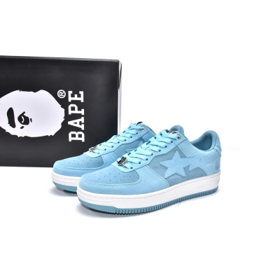 LJR A Bathing Ape Bape Sk8 Sta Low Morandi Blue,1G70-109-0008 02