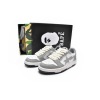 LJR A Bathing Ape Court Sta Light Grey Cream,1G70-191-033